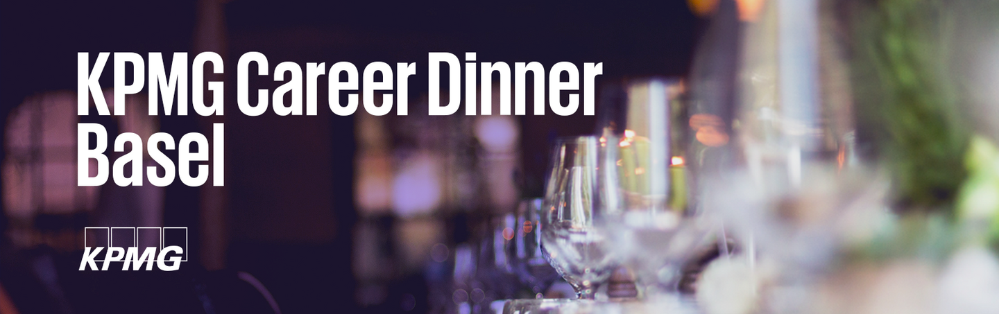 Event KPMG KPMG Career Dinner Basel 2022 header