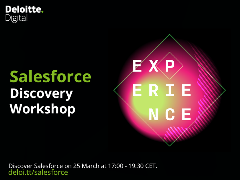 Event Deloitte Deloitte Digital Salesforce Discovery Workshop header