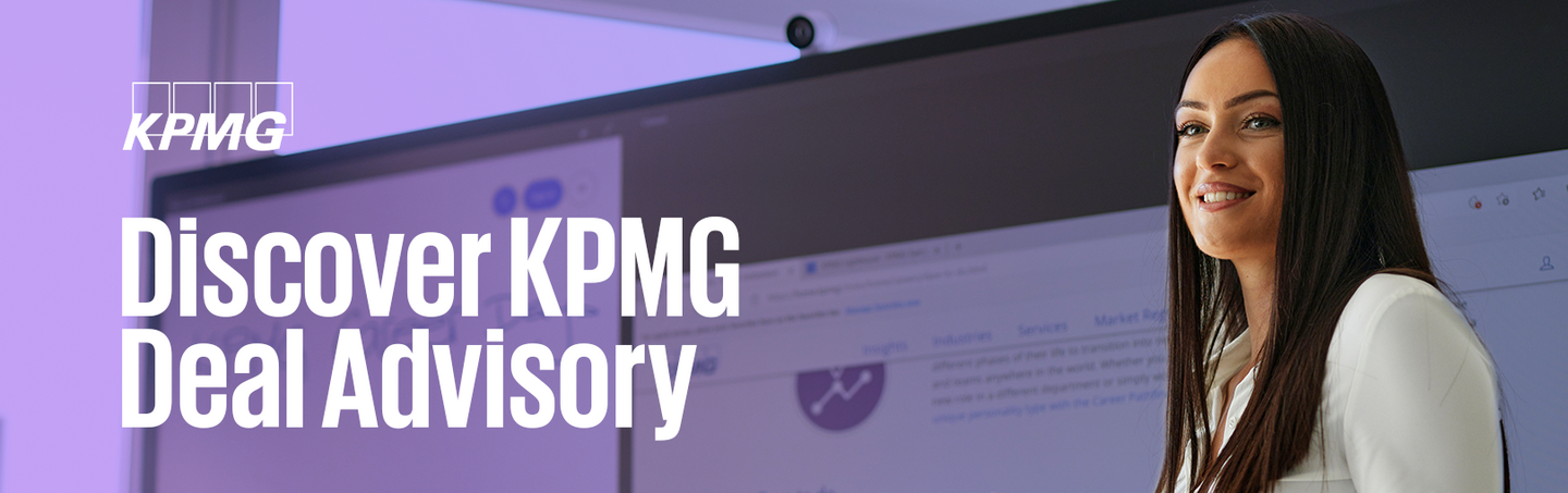 Event KPMG Discover KPMG Deal Advisory header