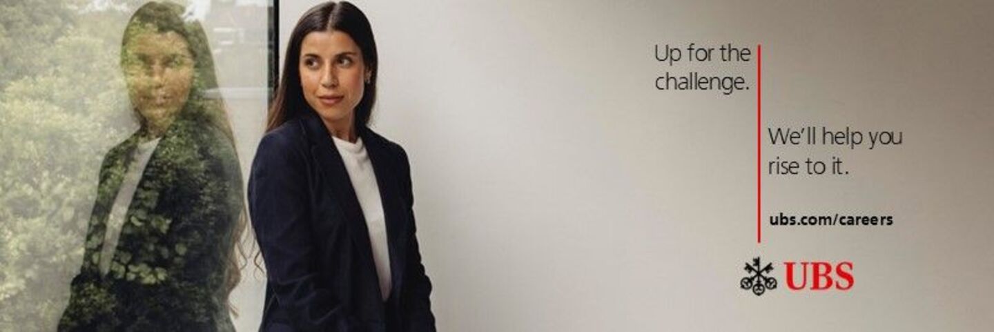Event UBS Explore careers in Investment Banking header